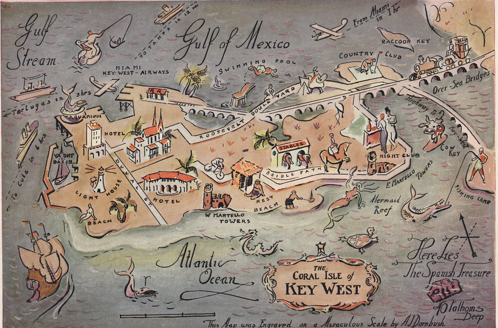 Map of Key West